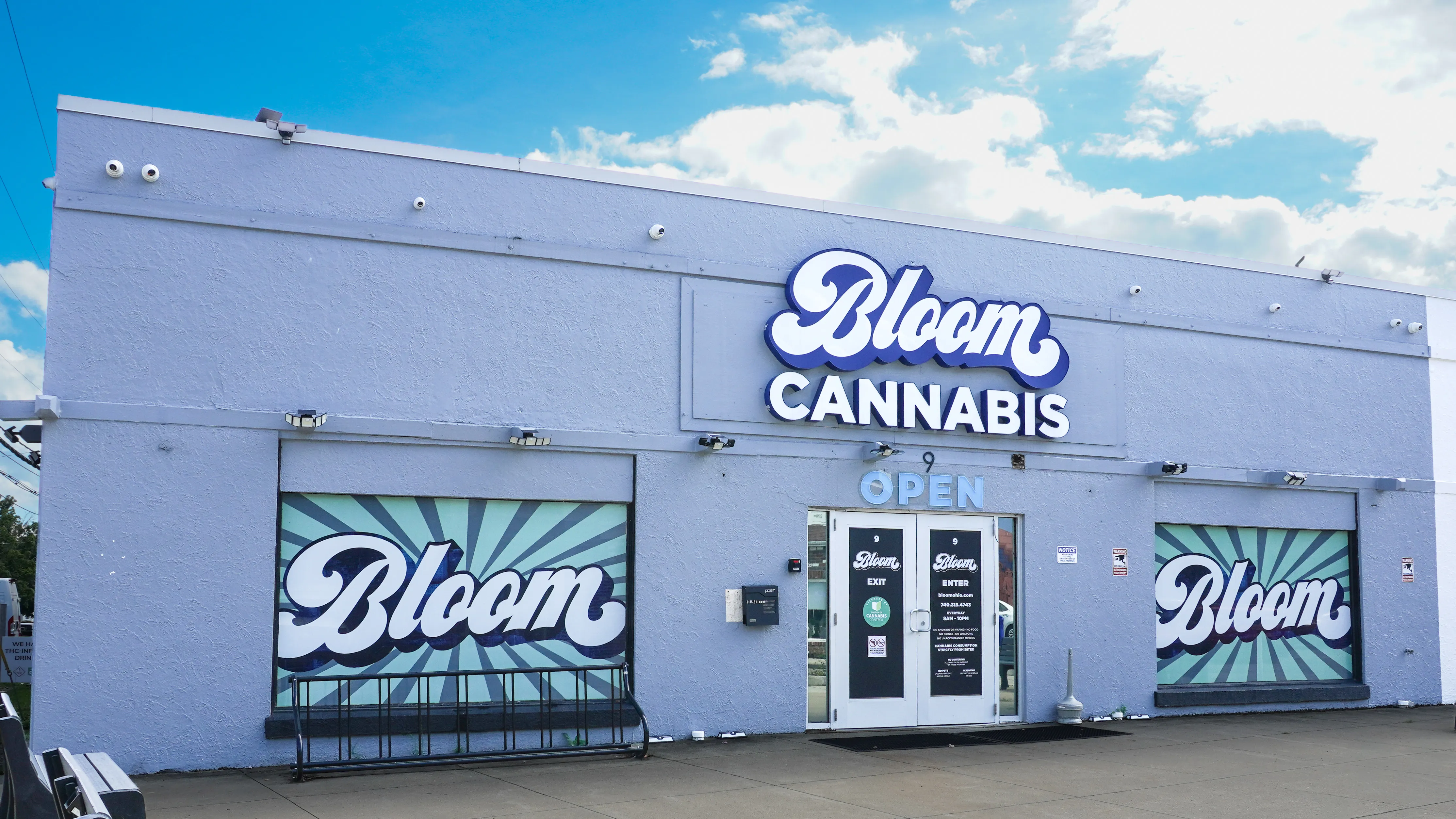 Bloom Cannabis Athens dispensary storefront on West Stimson Avenue