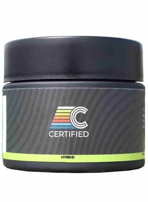 Certified Cultivators Kush Face #1 hybrid cannabis flower jar