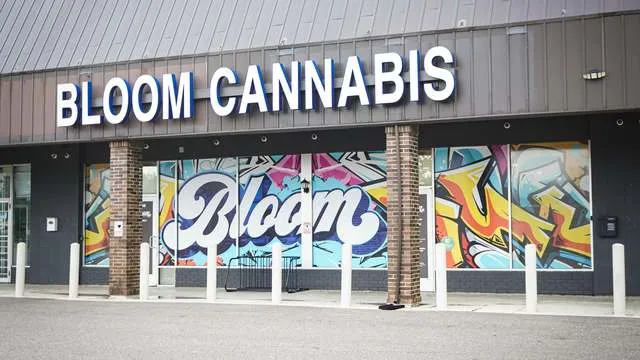 Bloom Cannabis South Columbus dispensary storefront on Lockbourne Road